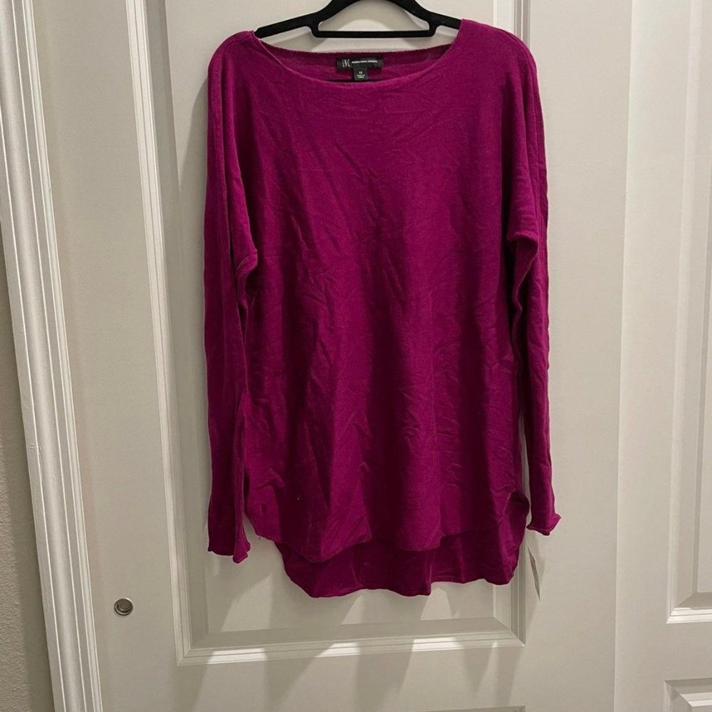 NWT INC Intl Shirttail Sweater, XS